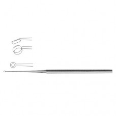 Buck Ear Curette Fig. 00 - Angled - Sharp Stainless Steel, 17 cm - 6 3/4" 